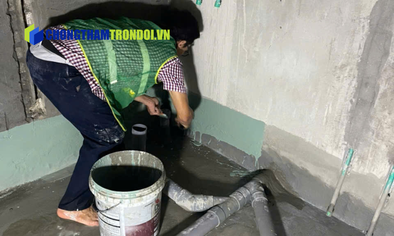 Chống thấm nhà vệ sinh tại phường Ngọc Hà