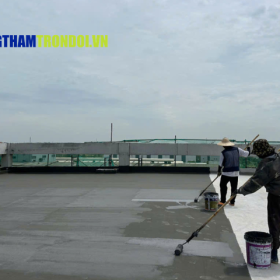 Chống thấm sân thượng tại phường Ba Đình