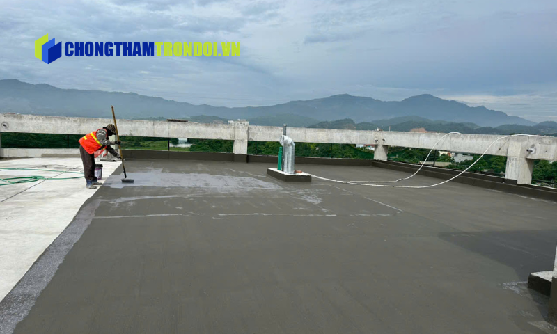 Chống thấm sân thượng tại phường Ba Đình
