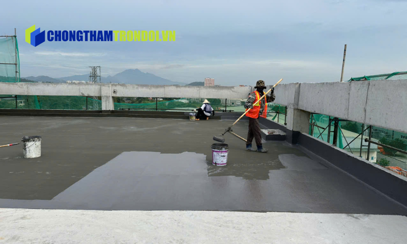 Chống thấm sân thượng tại phường Ba Đình