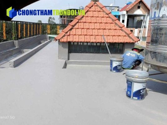 Chống thấm sân thượng tại phường Cửa Nam